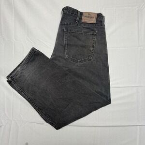 Wranglers Jeans Men's 38x30 Faded Black Relaxed Straight 90s Core